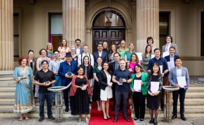 UQ Teaching and Learning Week award winners.